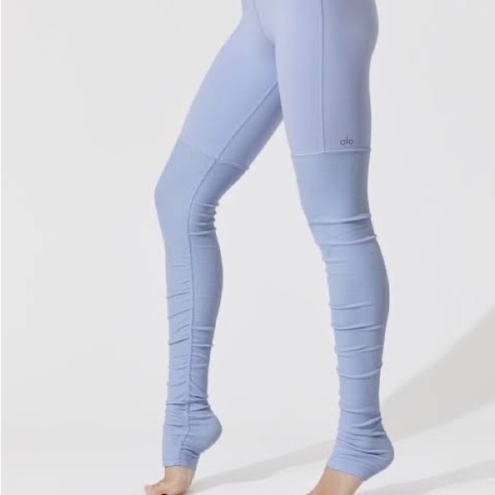 Alo yoga goddess ruched legging blue size L